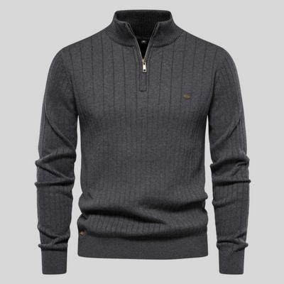 HARRY | Stilvoller bequemer Rippenpullover 