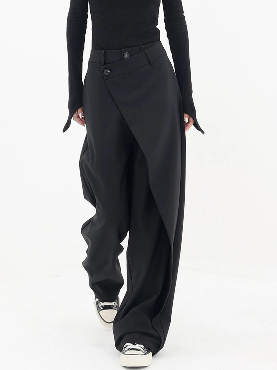 YOLIVIA | Asymmetrische Baggy-Hose