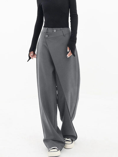 YOLIVIA | Asymmetrische Baggy-Hose