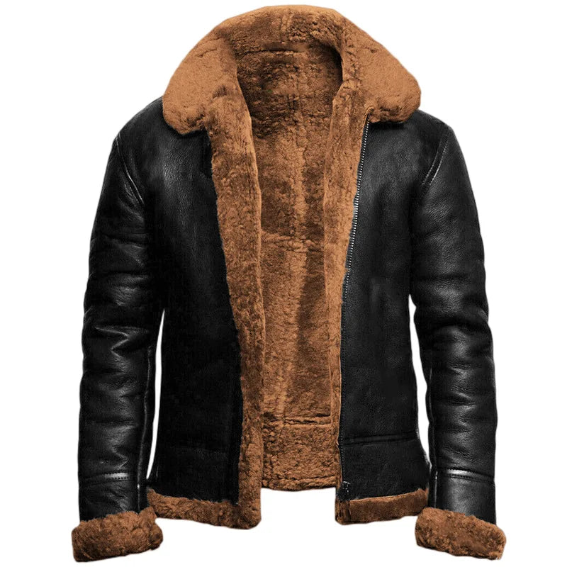 Maffio™ - Winterjacke aus veganem Leder